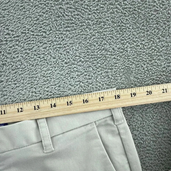 Izod Mens Straight Fit Khaki Pants 34x34 Cotton/Polyester Blend 4391 - Picture 5 of 9